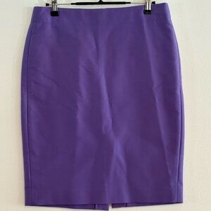 J. Crew Vibrant Purple Pencil Skirt